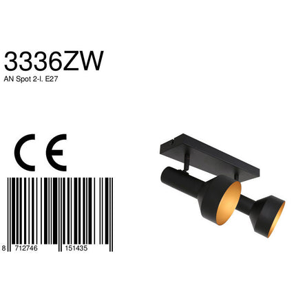 Plafondlamp Bundle 3336ZW Zwart