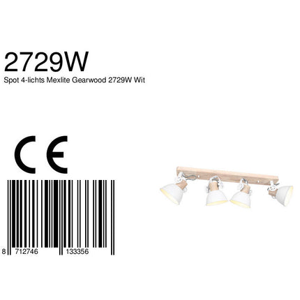 Plafondlamp Gearwood 2729W Wit