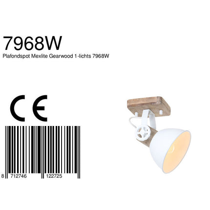 Plafondlamp Gearwood 7968W Wit