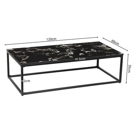 Salontafel  Composiet Marmer Zwart