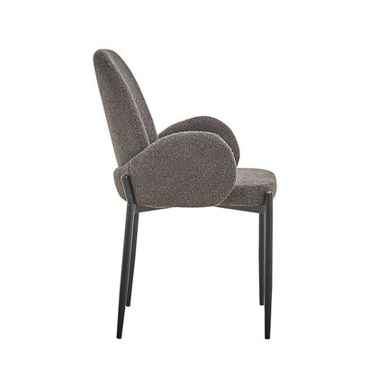 Eetkamerstoel Bouclé Grijs (2 per doos)