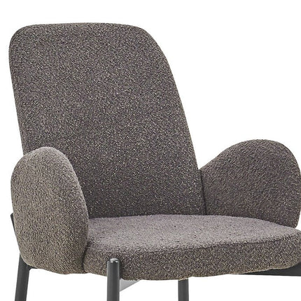 Eetkamerstoel Bouclé Grijs (2 per doos)