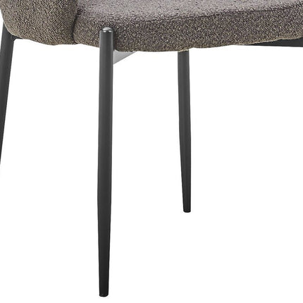 Eetkamerstoel Bouclé Grijs (2 per doos)