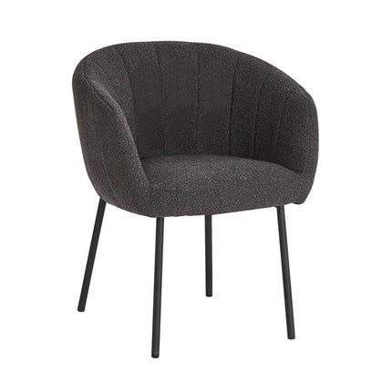 Eetkamerstoel Bouclé Grijs (2 per doos)