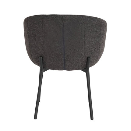 Eetkamerstoel Bouclé Grijs (2 per doos)