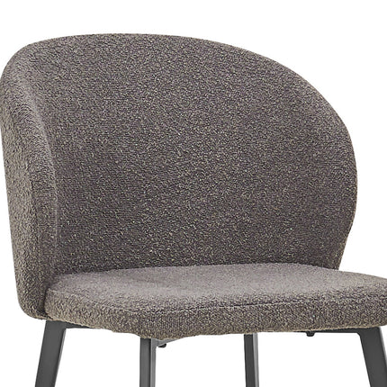 Eetkamerstoel Bouclé Grijs (2 per doos)