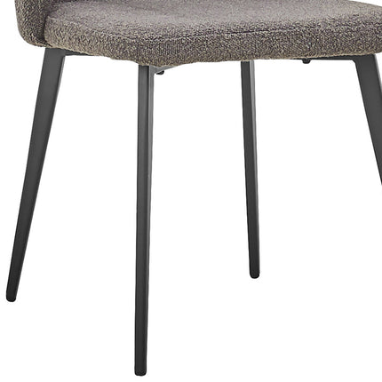 Eetkamerstoel Bouclé Grijs (2 per doos)