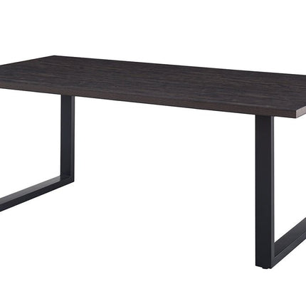 Eettafel 200 cm Decor Donkerbruin