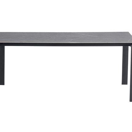 Eettafel 180 cm Rechthoekig Steen Grijs (3c)