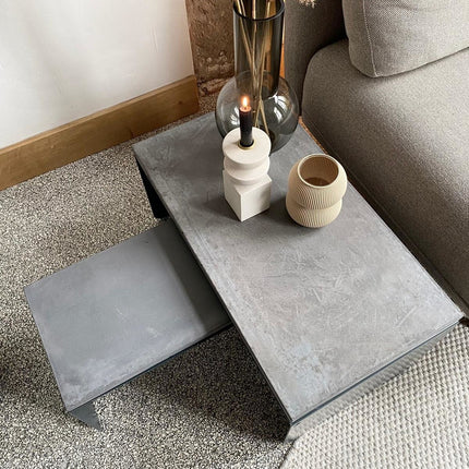 Pyramid - Coffee Table Set - Concrete Top