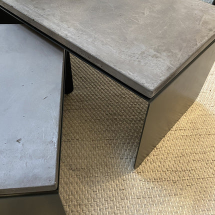 Pyramid - Coffee Table Set - Concrete Top