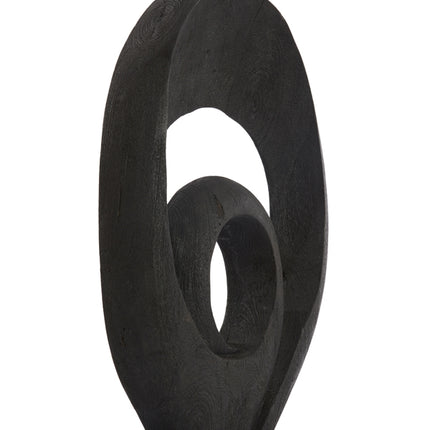 Ornament Randa - Zwart - 40x14x60cm