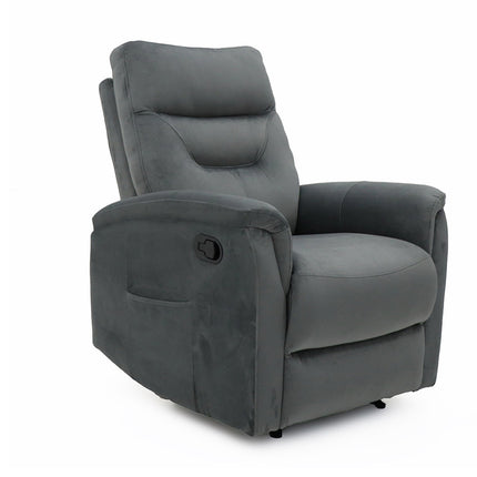 Relax 'Breda' manueel verstelbaar Stof Grijs (1c)