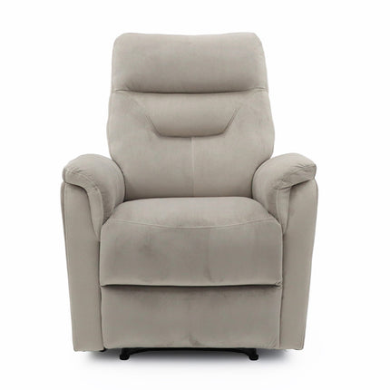 Relax 'Breda' manueel verstelbaar Stof Taupe (1c)