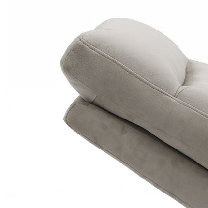 Relax 'Breda' manueel verstelbaar Stof Taupe (1c)