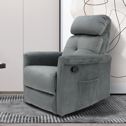 Relax 'Wuhan' manueel verstelbaar Stof Grijs (1c)