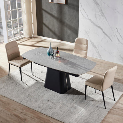 Rich Eettafel  -  Zwart Marmer