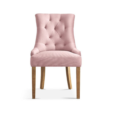 SALE - Eetkamerstoel  Stof Roze (2 per doos)