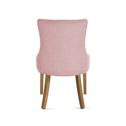 SALE - Eetkamerstoel  Stof Roze (2 per doos)
