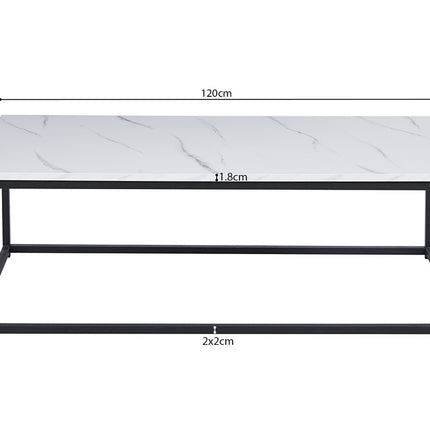 Salontafel 'Dallas' Decor Marmer Wit (1c)