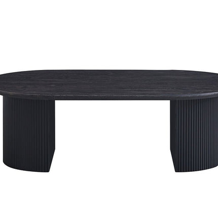 Salontafel 120 cm Ovaal  Donkerbruin