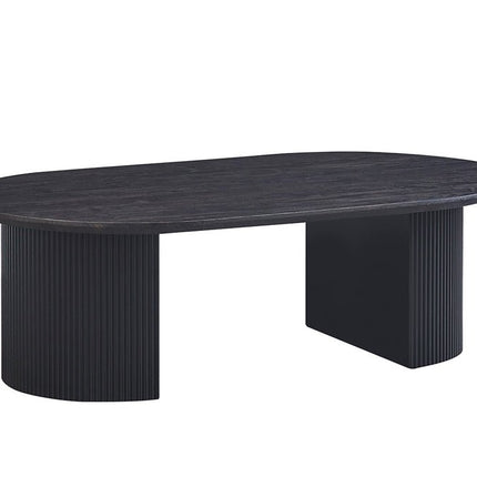 Salontafel 120 cm Ovaal  Donkerbruin
