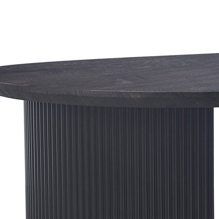 Salontafel 120 cm Ovaal  Donkerbruin