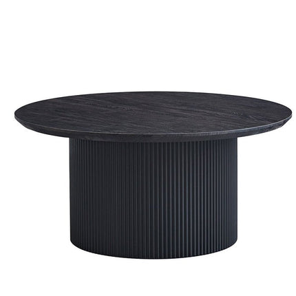 Salontafel  80 cm Rond Decor Donkerbruin