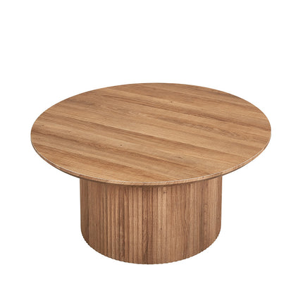 Salontafel 80 cm Rond Decor Oude eik
