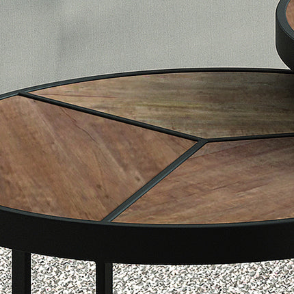 Salontafel Set (2-delig) – Mango Hout & Metaal