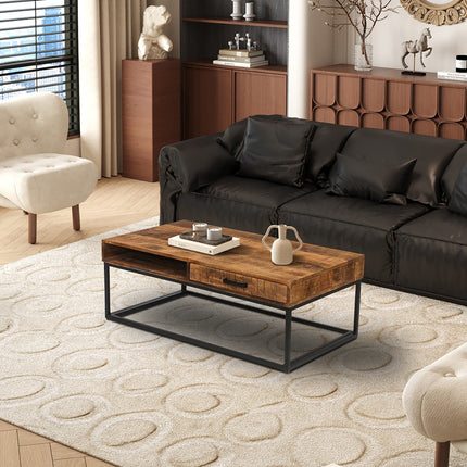 Salontafel  met lade Mango hout