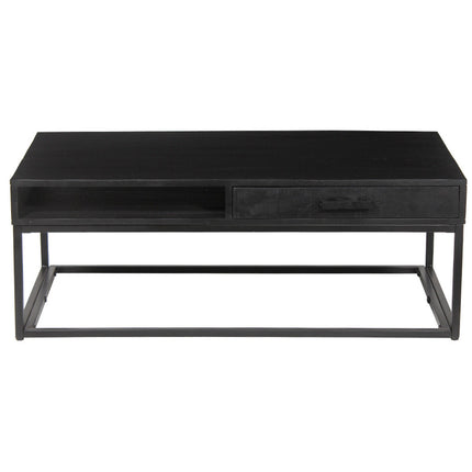 Salontafel met lade Mango hout zwart