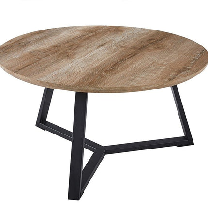 Salontafel Rond  Decor Oude Eik