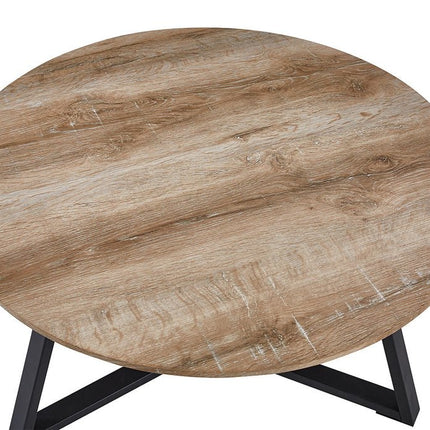 Salontafel Rond  Decor Oude Eik
