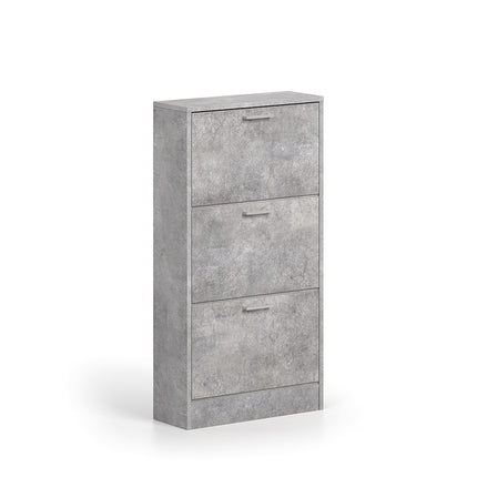 Schoenenkast 'Carini' 3 laden Beton (1c)