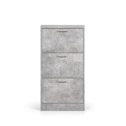 Schoenenkast 'Carini' 3 laden Beton (1c)