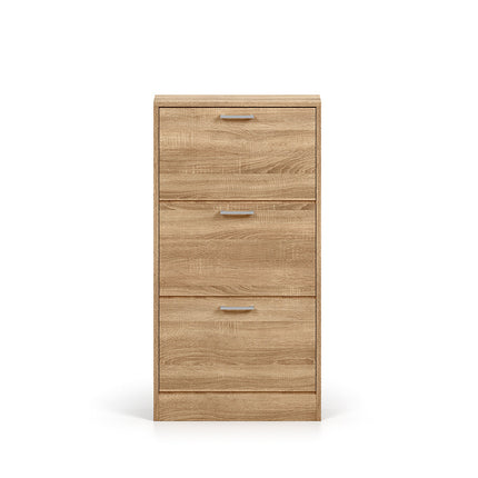 Schoenenkast 'Carini' 3 laden Sonoma (1c)