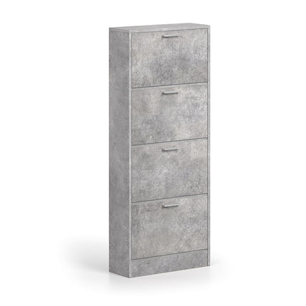 Schoenenkast 'Carini' 4 laden Beton (1c)
