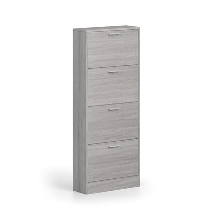 Schoenenkast 'Carini' 4 laden Grijze eik (1c)