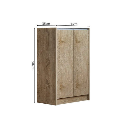 Schoenenkast 'Lilly' 2 deuren Sonoma (1c)