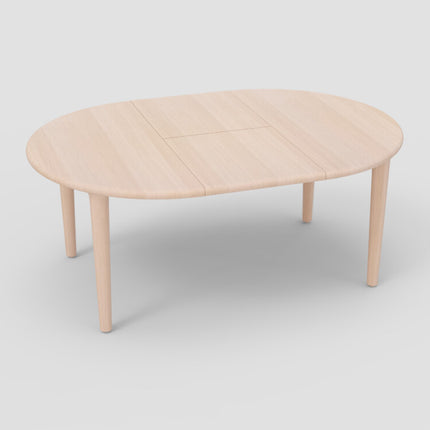 eikenhout eettafel Ø130/186  WWM