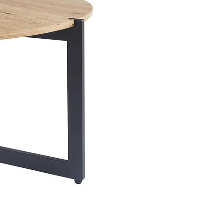 Set van 2 Salontafels - 'Pola' Decor Oude Eik