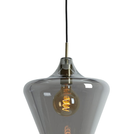 Hanglamp Solly - Smoke Glas - Ã˜30cm
