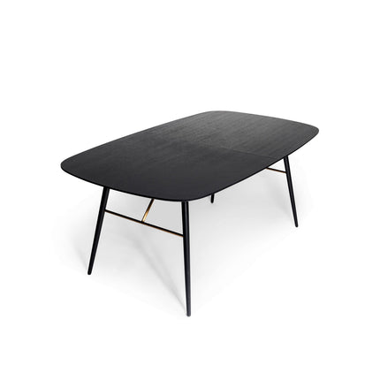 Eettafel  -  zwart eiken