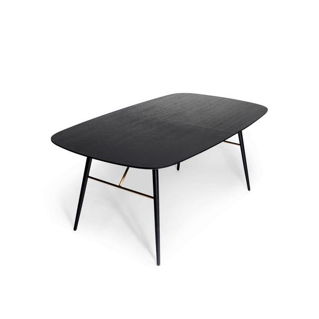 Eettafel  -  zwart eiken