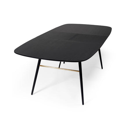 Eettafel  -  zwart eiken