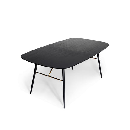 Eettafel  -  zwart eiken