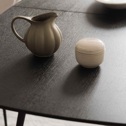 Eettafel  -  zwart eiken