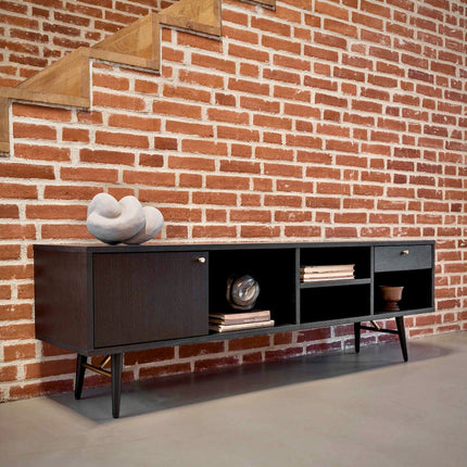 TV Kast -  black oak