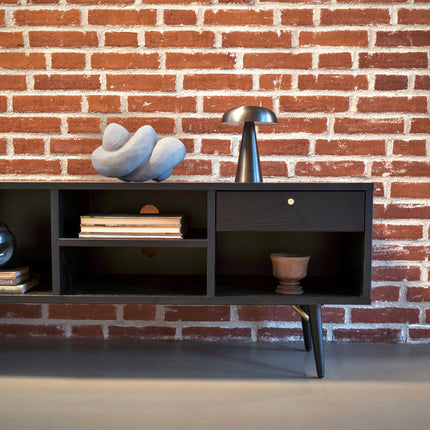 TV Kast -  black oak